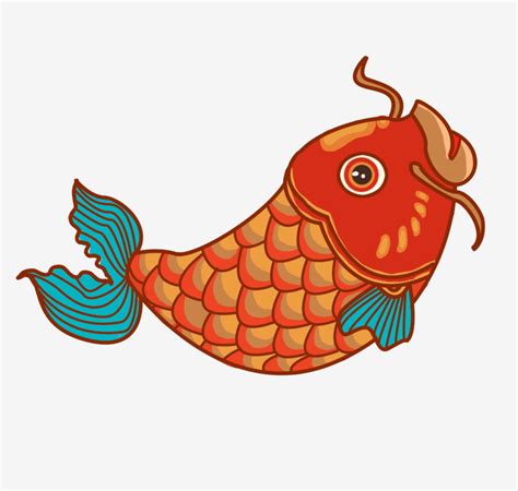 大紅花種植 吉祥圖案魚